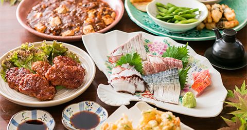 宴会のお料理